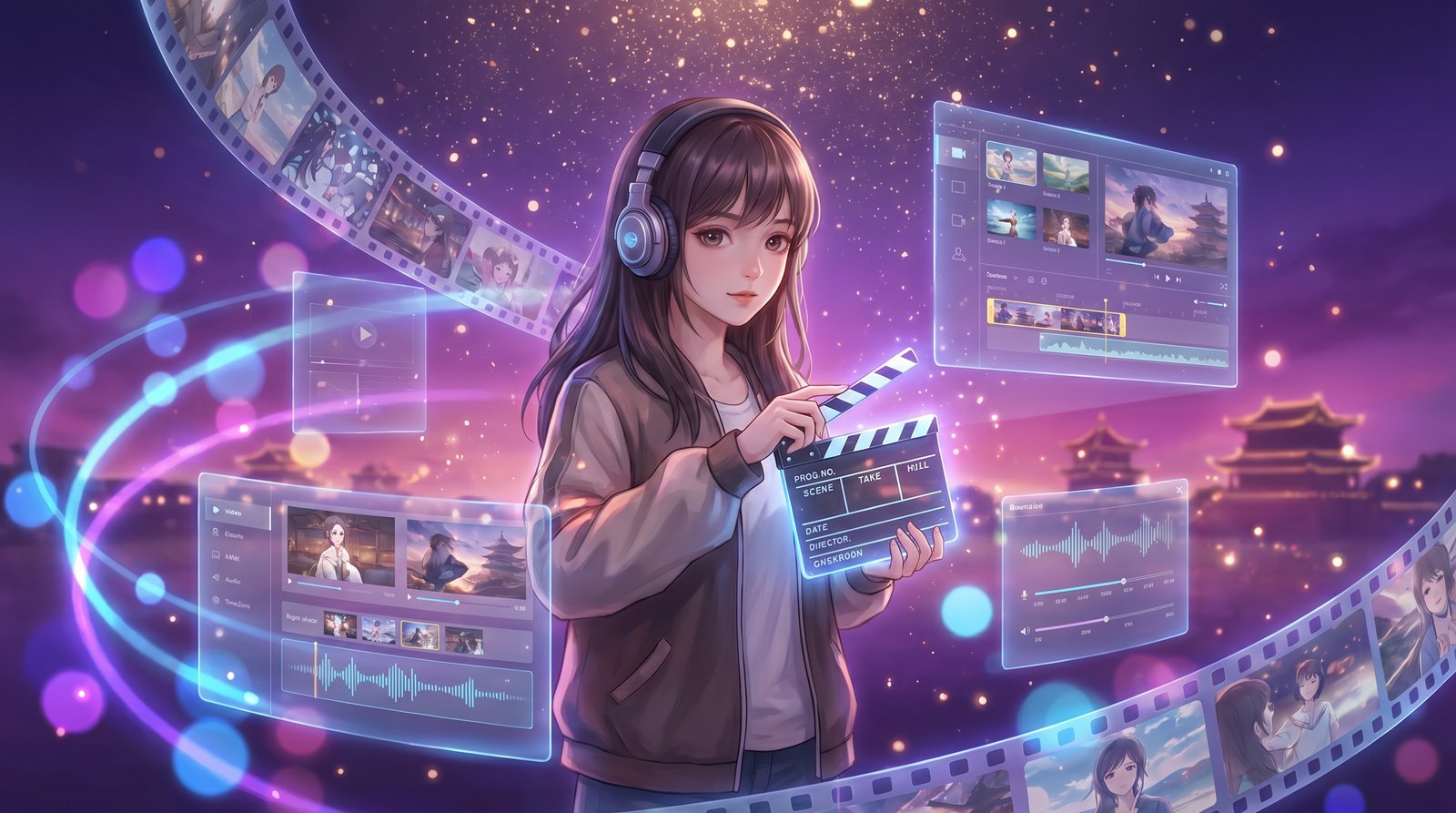 51视频原创动漫剪辑场景
